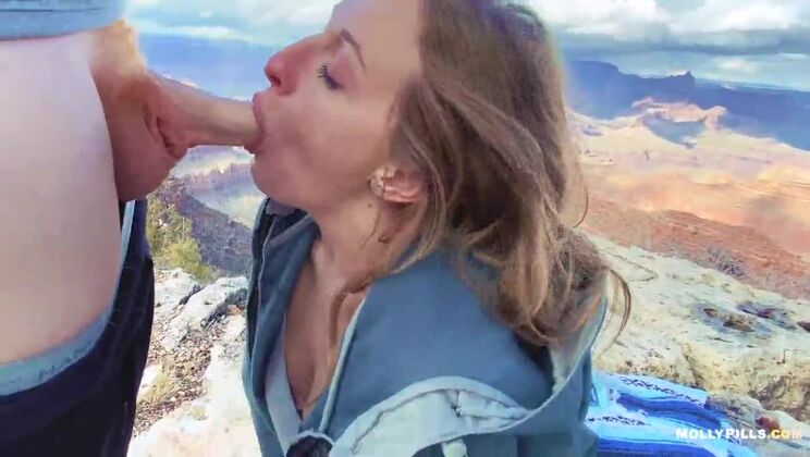 EPIC Grand Canyon Adventure Sex - Molly Pills - Public Nature Creampie POV