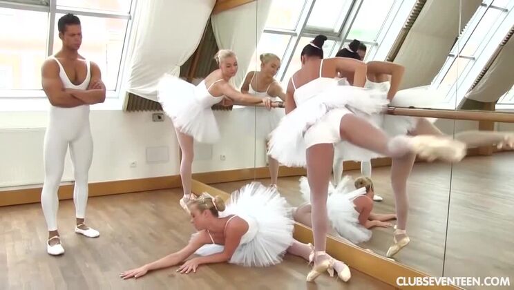 Satisfying the Ballet Instructor - Eveline Dellai & Vinna Reed