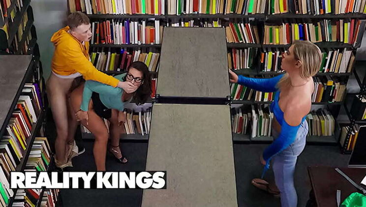 Librarian Mandy Waters Handles Book Duties and Jimmy Michaels' Horniness - REALITY KINGS