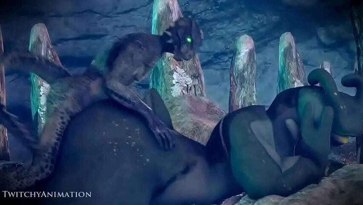 Woman with slug tattoo enjoying a hot and raunchy time