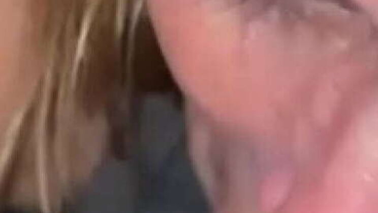 BBC Cums in Mature Lady's Mouth