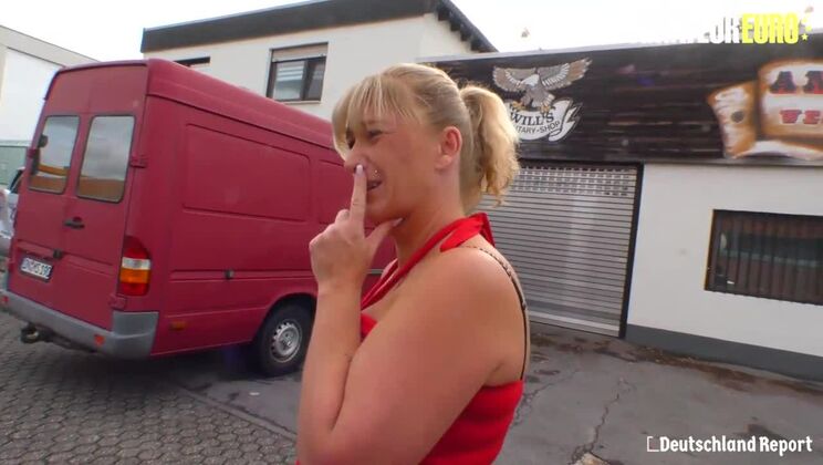 AMATEUR EURO - Big Ass Amateur Annette Liselotte Is In For A Rough Afternoon Fun