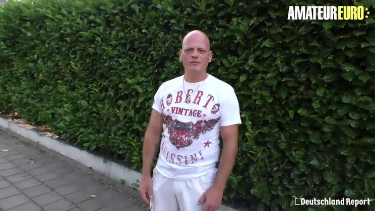 AMATEUR EURO - German Redhead Evelyn S. Allured By Stranger Into Sex