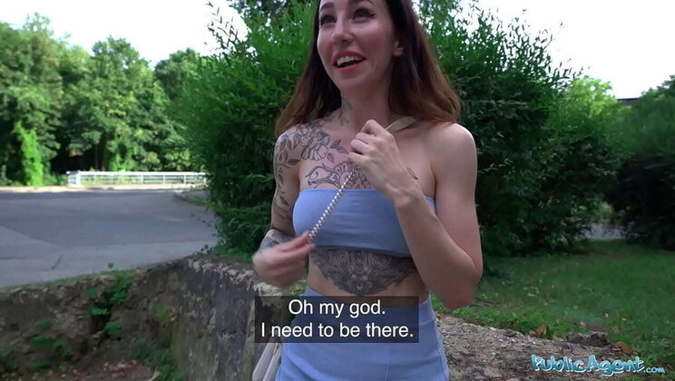 Public Agent: Tattooed Babe Gets Hardcore Outdoor Fuck with Big Cock