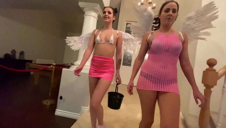 Helena Price's Halloween BBC Threesome - Big Black Cock, Cum in Mouth & Hotwife Roleplay