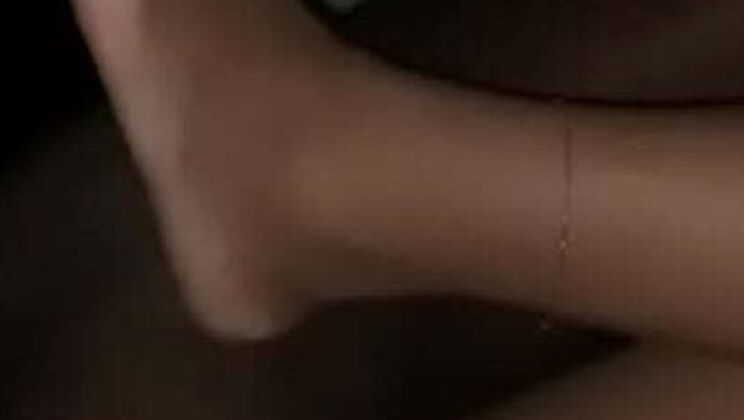 Amateur Ebony Couple Homemade BBC Pussy Licking Toe Curling Fun