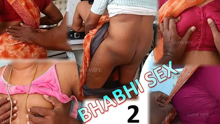 Hot Kitchen Fuck with Anni Bhabhi - Desi BBW Doggy Style & Pussy Lick - Tamil Adult Movie