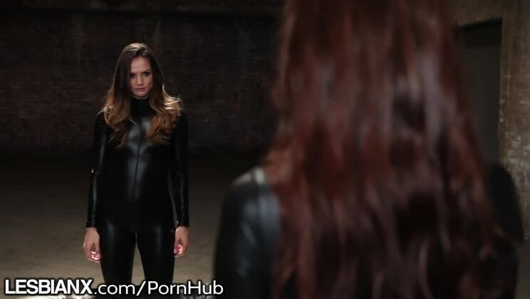 LesbianX Tori Black and Aidra Fox INSANE Animal Chemistry