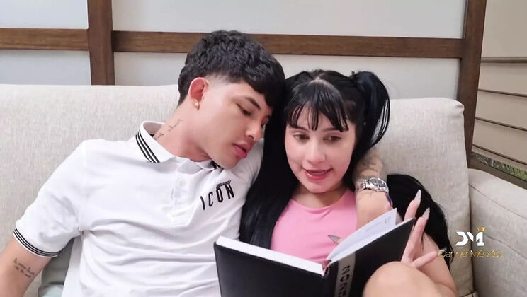 Hot Colombian Teen Min Galilea Loses Virginity to Big Cock Study Partner Danner Mendez - Cum Swallow & Missionary Fuck