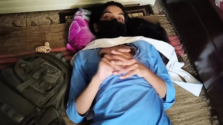 Desi Stepsister Fucks Stepdad After Class - Indian Teen POV Sex