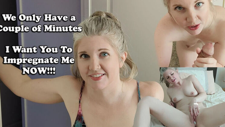 Hot MILF Ginger Begs for Quick Creampie - Knock Me Up in 5 Minutes!