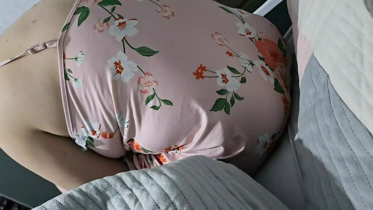 Step Mom Fucks Step Son With Big Hard Cock In Bed - Roxy_BigTits1