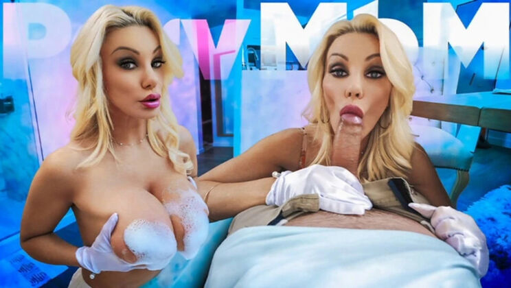 Step Mom Brittany Andrews Gives Juan a Hot Blowjob Surprise