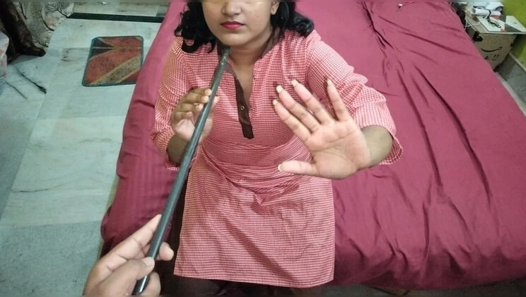 Angry Stepdad Punishes Naughty Stepdaughter Shraddha Pandey for Breaking His Phone - Rough Anal & Cum Swallowing