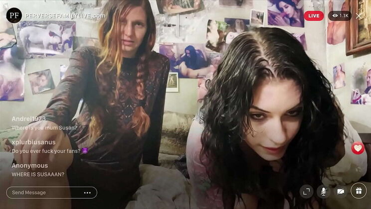 Live Anal Creampie - Anna Gets Filled in Perverse Family Orgy