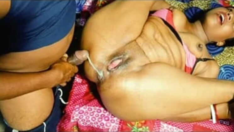 Desi Indian roommate fucks me hard in missionary - rough anal creampie & hair pulling