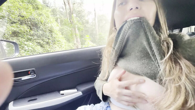 Hot Lesbian Car Sex - Scarlettandc Kissing & Touching Boobs Until Orgasm