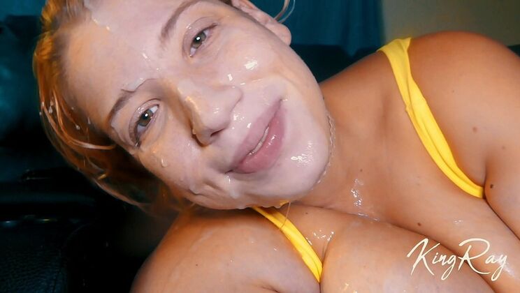 Blonde PAWG ChanelFrost Sucks BBC Like a Pro - Deep Throat Face Fuck