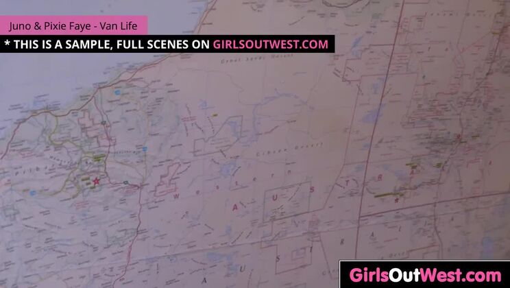 Girls Out West - Hairy cuties enjoy rimming and cunnilingus