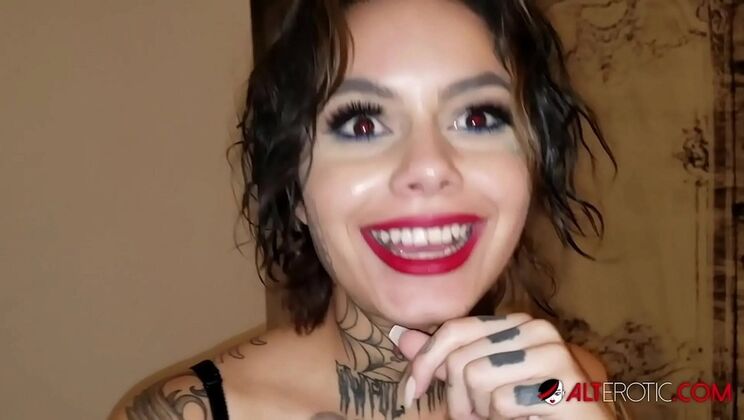 Busty Brunette Genevieve Sinn Gets Hardcore Fuck After Tattoo Session - POV Riding Big Cock