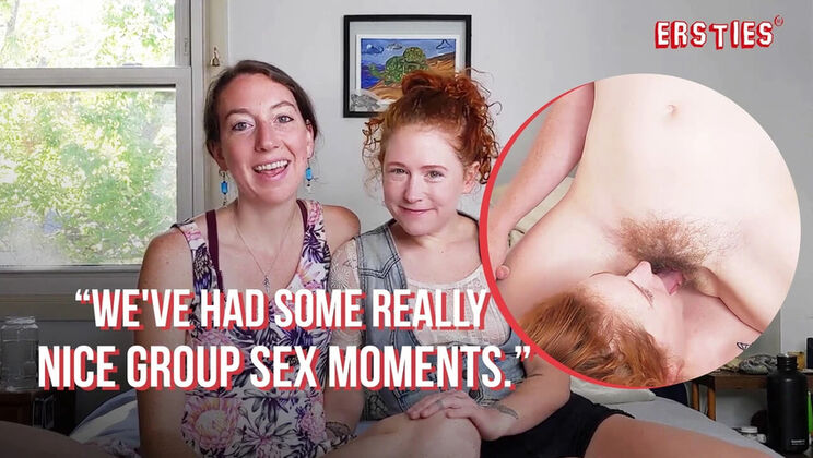 Hot Lesbian Threesome - Rue & Aisling Fingering & Eating Pussy in HD