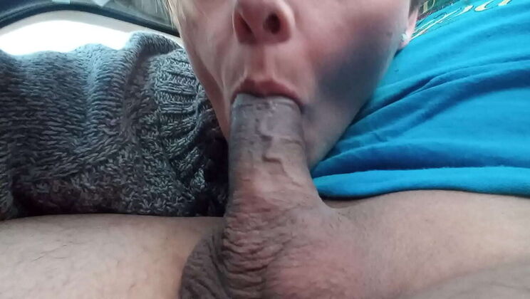 Little A Hottie Gives Road Head & Sucks Cock - Blowjob Video 3