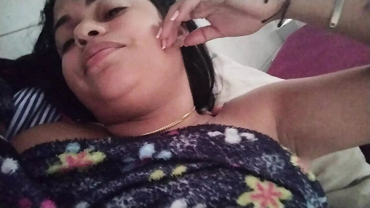 Hot Latina Wife Gets Rough Doggy & Creampie From Hubby While Family Hears - Angyamazon & Sexholic