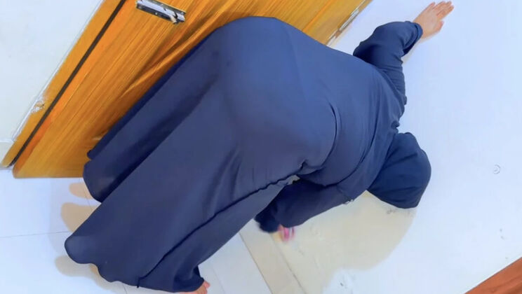 Arab Maid Aria Mia Gets Stuck Under Bed - Boss Fucks Her Big Ass & Tight Pussy Rough!