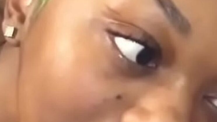 Ebony Lesbian Shower Fuck Ends With Double Facial Cumshot