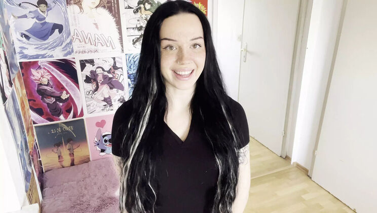 Hot 18yo German Girl CassySweet Gets Naked On Sex Site - Big Tits & Piercings!