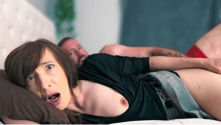 Stepmom Creampie - Sneaky Step Son Fucks Her Hard & Leaves Her Full of Cum - JessTonySquirts