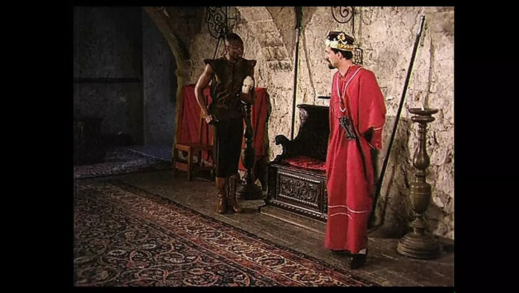 Robin Hood Episode 7 - Stefania Sartori Gives Silvio Evangelista a Hot Blowjob & Facial in HD Vintage Porn