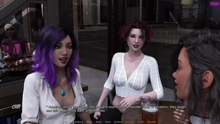 My Stepbrother's Wife Fucks Everyone at the Bar - Full HD 3D Sex Scene