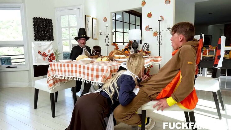 Hot Teen Threesome - Chanel Camryn & Tiffani Madison Fuck Mike & Rion Before Dinner