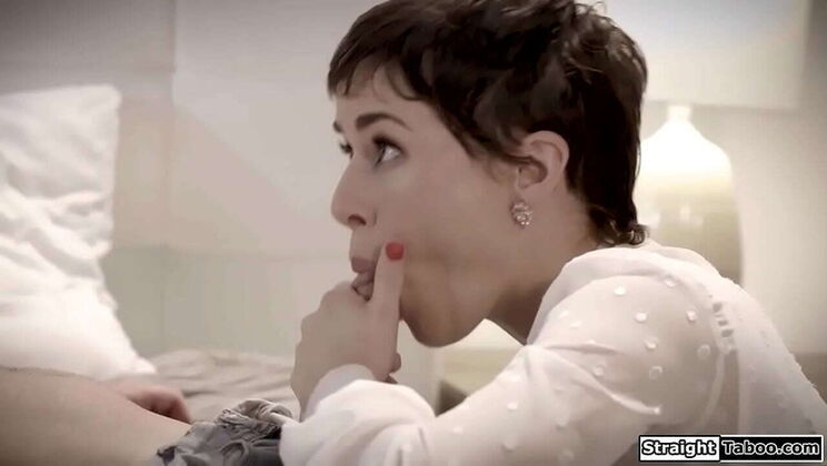 Cheating MILF Olive Glass Fucks Guy Next to His Wife - Hardcore Taboo Sex