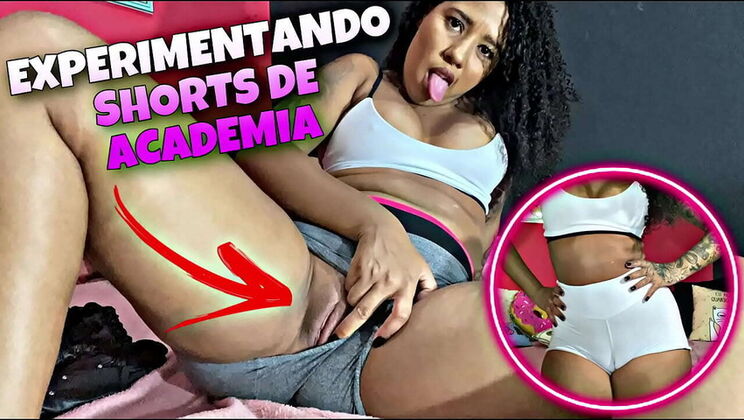 Mineira Safada Shows Off Her Big Ass in Tight Shorts - Try On Haul & Dirty Talk