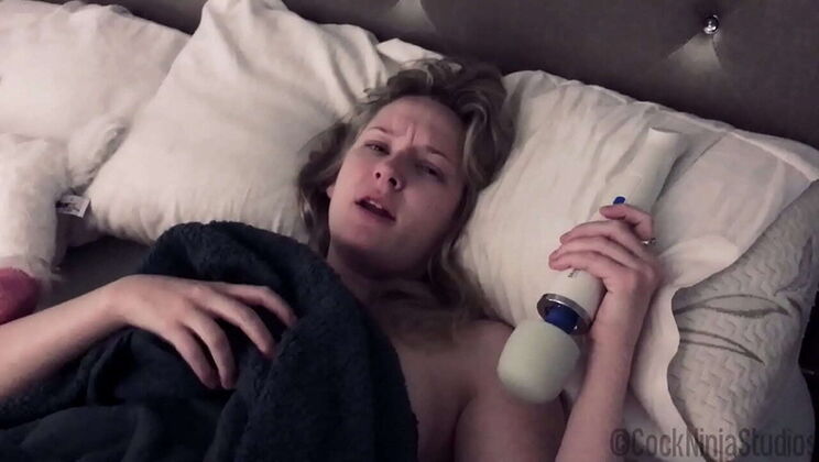 Step Brother Catches Step Sister Playing With Step Mom's Sex Toys - POV Fuck