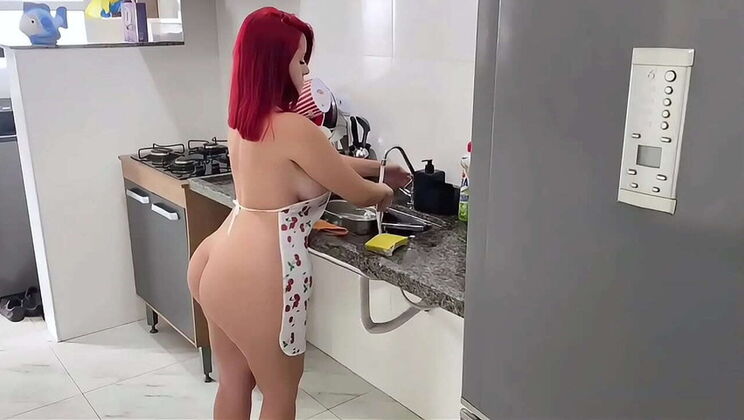 Naughty Brazilian Maid Blows Me When Wife Leaves - POV Amateur Sex