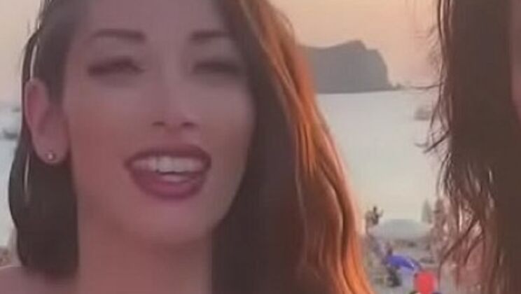 Clea Gaultier sucks and fucks in public after Ibiza party - doggystyle, car sex & cumshot