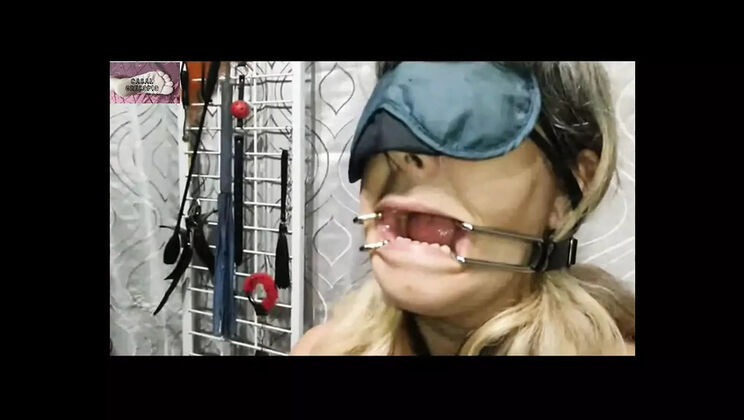 Amateur BBW Wife Ball Gagged & Tied Up - BDSM Punishment HD