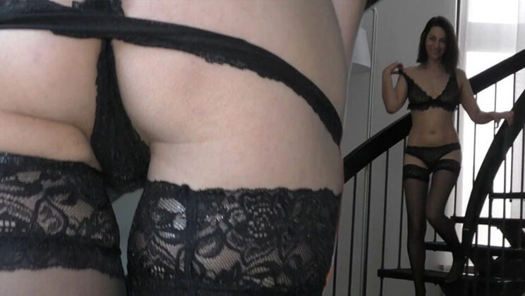 Neighbor Nikolas Fucks Sexy Teen Wife Hard in POV Doggy - Dripping Holes Stretched