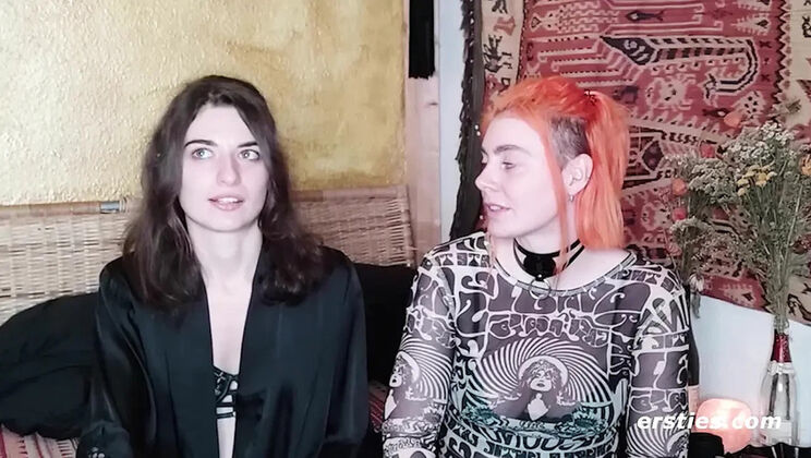 German Amateur Lesbian BDSM with Zora and Desiree - Hot Wax Fetish and Big Natural Tits