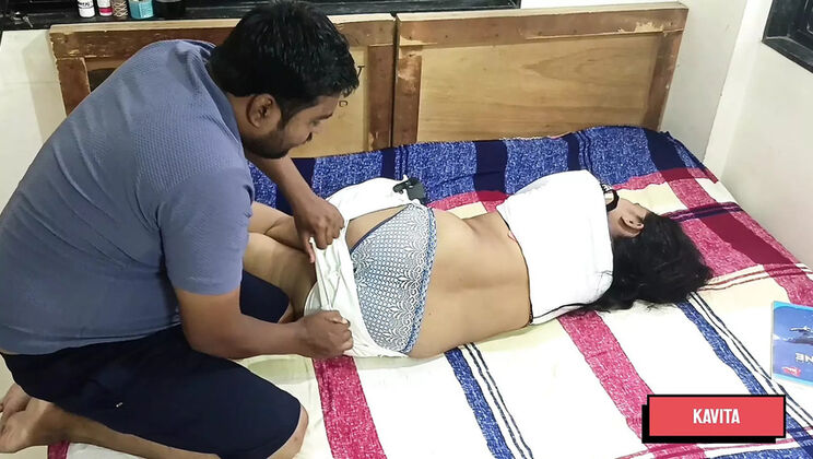 Kavita's Desi Indian 18 Year Old Hardcore Fuck with College Friend Tatya in Sexy Dress