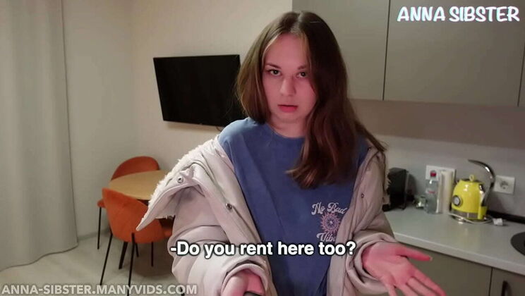 Amateur Teen Anna Sibster Fucks Stranger In Hotel - Creampie POV Reality Sex