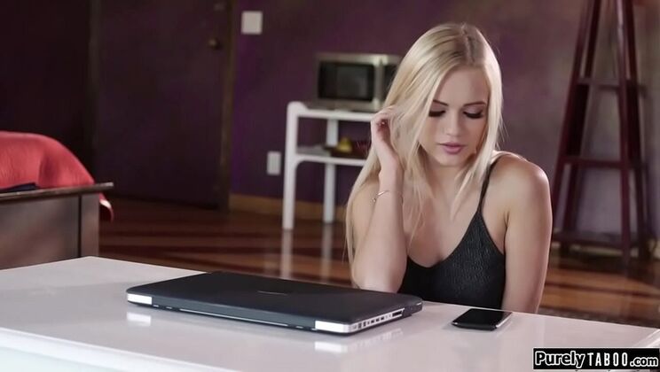 Alex Grey begs stepdad for hardcore teen sex and blowjob