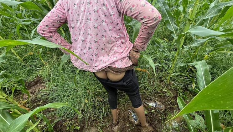 Desi Bhabhi Hardcore Outdoor Sex with Devar in Village Farm - Big Natural Tits Cowgirl Action