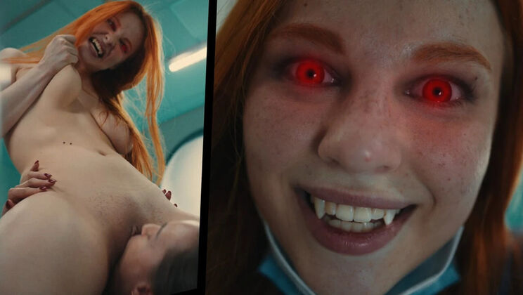 18 Year Old Redhead Vampire Hypnotizes Josephine Jackson For Lesbian Sex