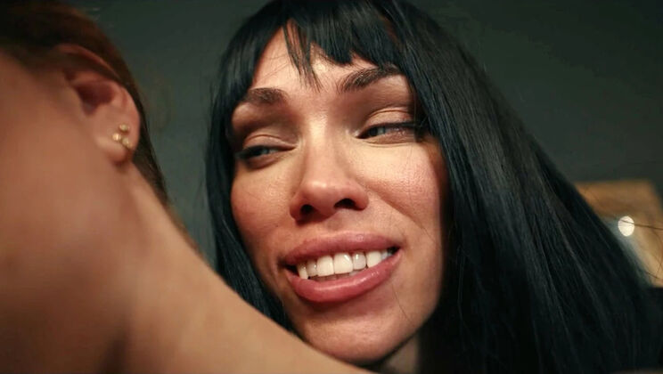 Octokuro as Vampirella - Lesbian Vampire with Big Tits Hypnotizes Sata Jones for Hardcore Sex