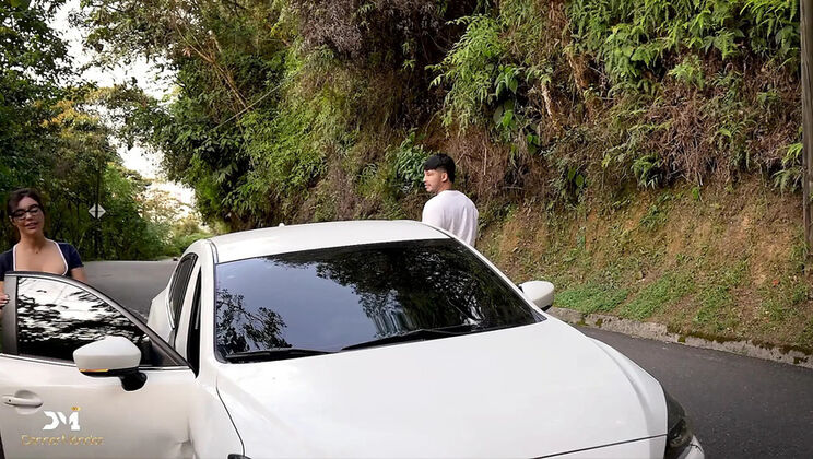 Outdoor Fuck with Stranger Latina Teen Danner Mendez No Condom Car Sex