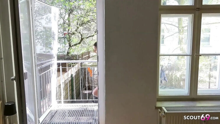 German Stepmom Catches Son Watching Porn and Gives Him a Handjob